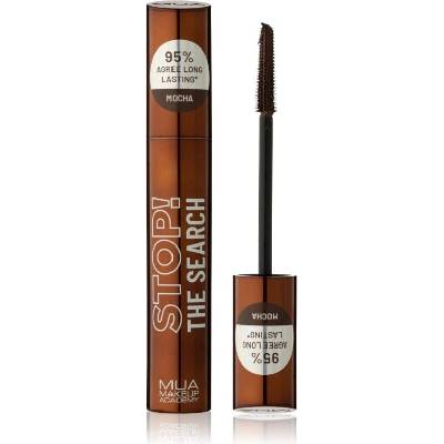 MUA Makeup Academy Stop The Search dlouhotrvající řasenka Mocha 12 ml