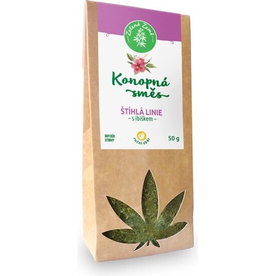 Zelená Země Konopná zmes Štíhla línia 50 g