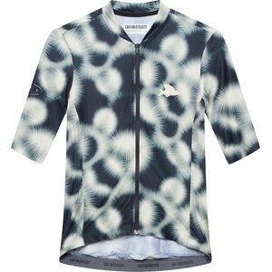 CafÉ du cycliste Дамска фланелка с къс ръкав за колоездене Café du cycliste Women's Angeline Cycling jersey - Supersonic Fog - размер XL (156-3102-0215)