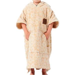 Slowtide Детско пончо за сърф Slowtide Kid's Ginny Kids Poncho Surf poncho - Sandstone - размер One Size (750-3089-0111)