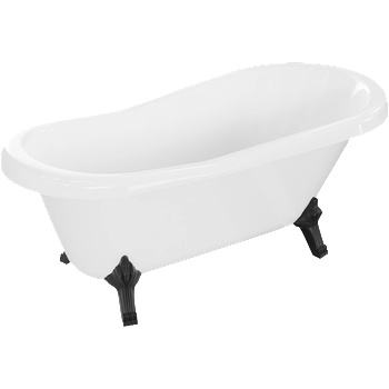 Mexen Retro 150x73 cm white/black (53251507300-70)