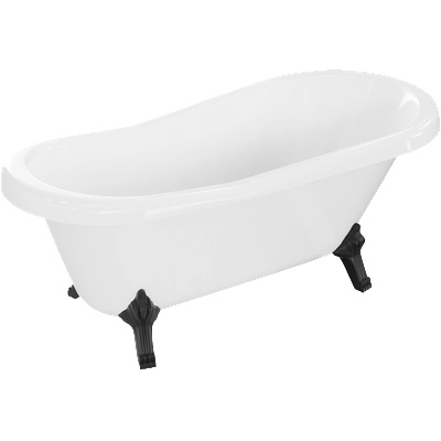 Mexen Retro 150x73 cm white/black (53251507300-70)