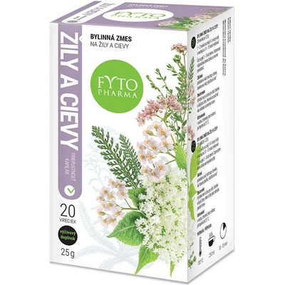 Fytopharma žíly a cévy bylinný čaj 20 x 1,25 g