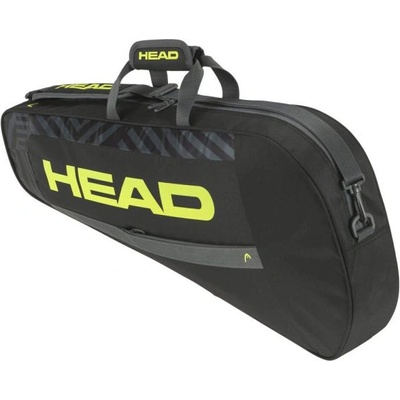 Head Тенис чанта Head Base Racquet Bag S - black/neon yellow