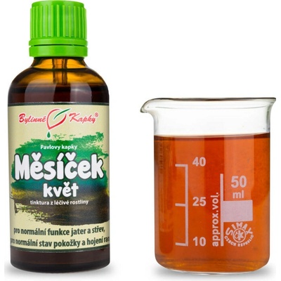 Bylinné kapky Nechtík kvet bylinné kvapky tinktúra 50 ml