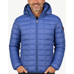 Geographical norway Aipter Puffer Hoodie Jacket Blue - magazinko