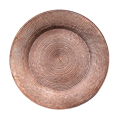 Horecano HORECANO-Подложна чиния с брокатен ефект ф33cm РОЗОВО ЗЛАТО (HC-93946) 194602-3 (0193946)
