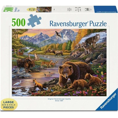 RAVENSBURGER Divočina XXL 500 dílků – Zboží Dáma