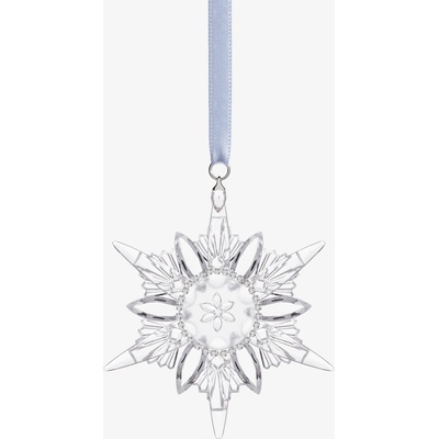 Skleněná ozdoba Vánoční ornament 22 hvězda z českého křišťálu Preciosa
