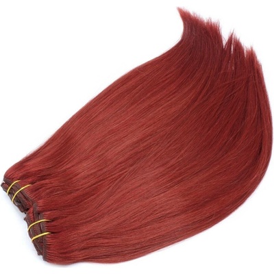 Clip in maxi set 73cm pravé lidské vlasy REMY MĚDĚNÁ