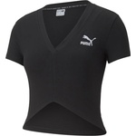 PUMA Дамска тениска Puma Sportstyle Classic V T Shirt Womens - Black