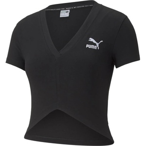 PUMA Дамска тениска Puma Sportstyle Classic V T Shirt Womens - Black