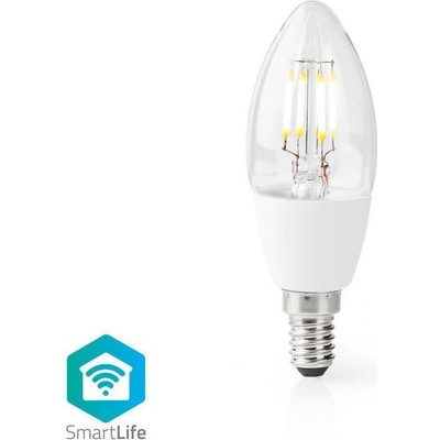 Nedis WiFi žiarovka LED E14 5W biela teplá WIFILF10WTC37 SMARTLIFE