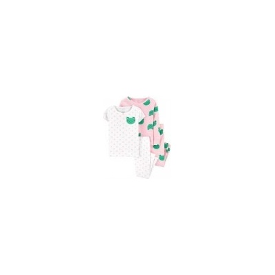 Carter's set 2 ks Pink White Frog