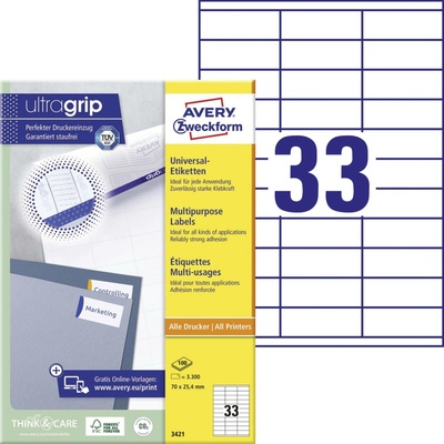 Avery Zweckform 100 listů A4 3421