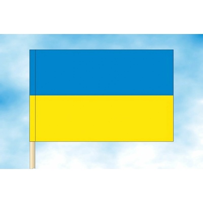 LIBEA, s.r.o. Ukrajinská vlajka Rozměr: 60×90 cm, Uchycení: Návlek na žerď – Sleviste.cz