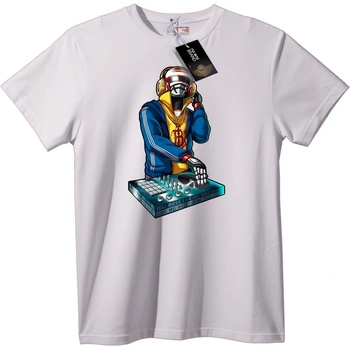 NOONEBRAND Тениска с DJ Робот - 7XL, White