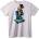 NOONEBRAND Тениска с DJ Робот - 7XL, White