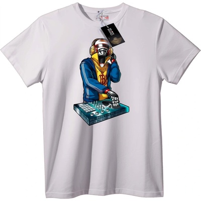 NOONEBRAND Тениска с DJ Робот - 7XL, White