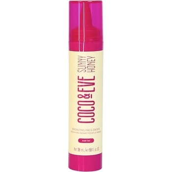 Coco & Eve Sunny Honey Bronzing Face Drops samoopalovací kapky na obličej Dark Tan 30 ml