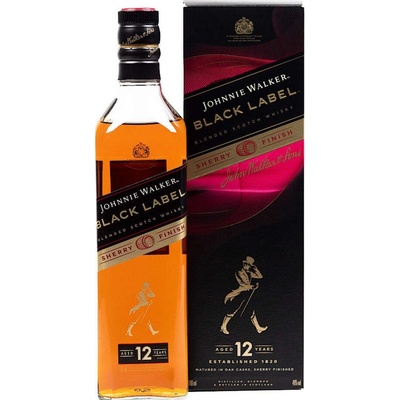 Johnnie Walker Black Label Sherry Finish 12y 40% 0,7 l (karton)