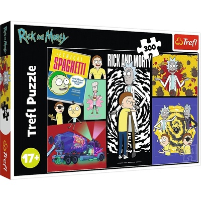 Пъзел Trefl от 300 части - Рик и Морти: Странно място в галактиката (23035)