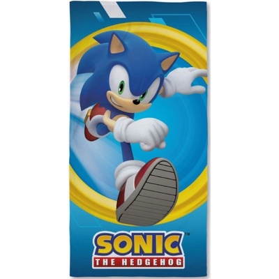 Vesna Dětská osuška Sonic The Hedgehog 70 x 140 cm