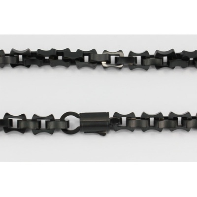 Steel Edge Pánský řetízek z chirurgické oceli WJHN118 Černá