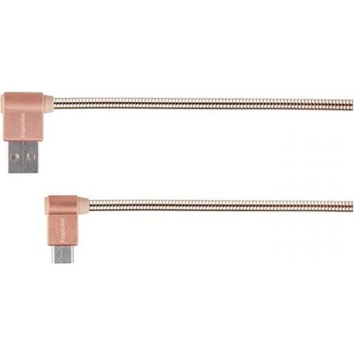 Kruger & Matz KM0361 USB/USB-C, 1m, růžový