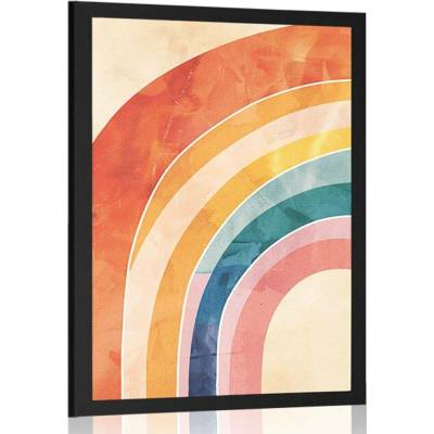 Plakát duha Peach Fuzz - 40x60 white