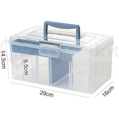 LaskaKit Transparentní uložný box BN-3625 29x16x9.5cm