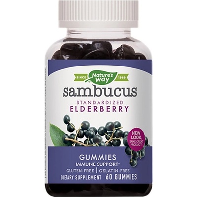 Nature's Way Sambucus 25 mg [60 желирани бонбони]