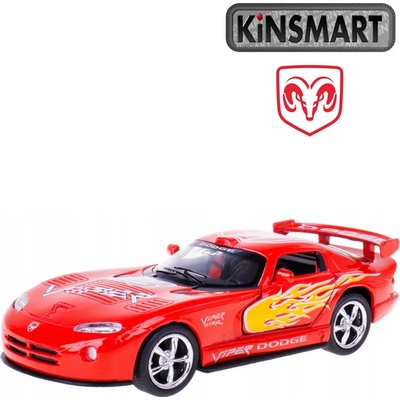 Kinsmart Dodge Viper GTS-R červený 1:36