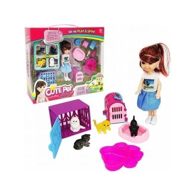 WYPRZEDAZ Doll with pets