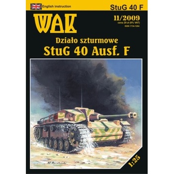 Papierový model útočné delo tank StuG 40 Ausf F