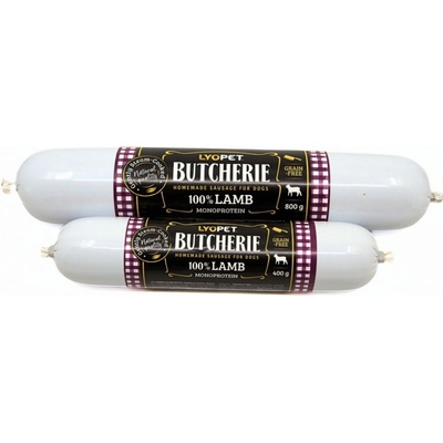Lyopet Butcherie Lamb sausage 400 g
