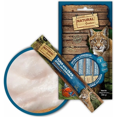 Natural Greatness Creamy HAIR & SKIN tuniak krab 4 x 14 g