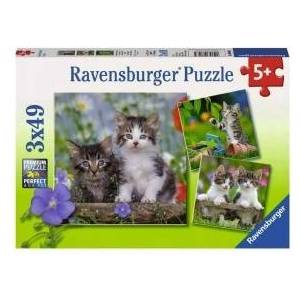 Ravensburger Tabby kittens puzzle 3x49pcs