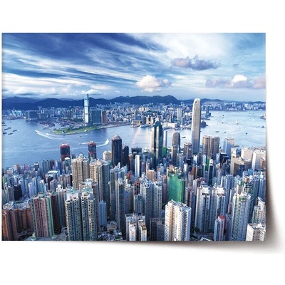Sablio Plagát Mesto s mrakodrapmi - 90x60 cm