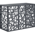 vidaXL Покритие за климатик Антрацит 110 x 50 x 80 cm Стомана (8014166)