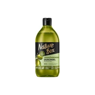 Nature Box pečující sprchový gel s exotickou vůní oliv 385 ml