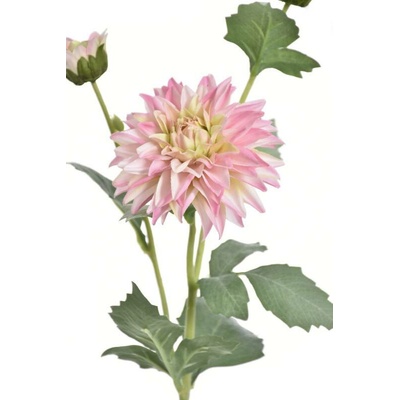 Umělá květina Jiřina 62 cm, více barev Barva: Růžová - růžová