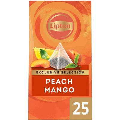 LIPTON Pyramid BLACK Tea Peach Mango Retail 20 x 1,7 g