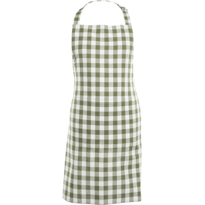 Tiseco Home Studio Памучена престилка Gingham - Tiseco Home Studio (9686GREENOLIVE)