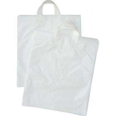 Taška igelitová LDPE 10 kg bílá 38 x 46 cm