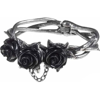 Alchemy gothic Гривна ALCHEMY GOTHIC - Wild Черна роза - A125