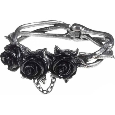 Alchemy gothic Гривна ALCHEMY GOTHIC - Wild Черна роза - A125