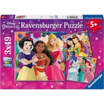 Ravensburger Детски пъзел Ravensburger 3 x 49 части - Дисни принцеси (12001068) - baby