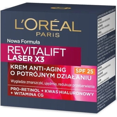 L'Oréal Anti -Wrinkinkle Cream Revitift Laser X3 SPF20 50 ml