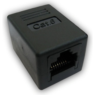 DATACOM Spojka UTP CAT6 2xRJ45 (8p8c) přímá černá 4224